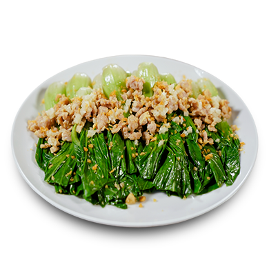 BABY POKCOY WITH GARLIC ALACARTE