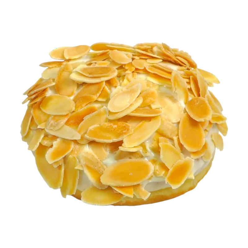 WHITE ALMOND DOUGHNUT