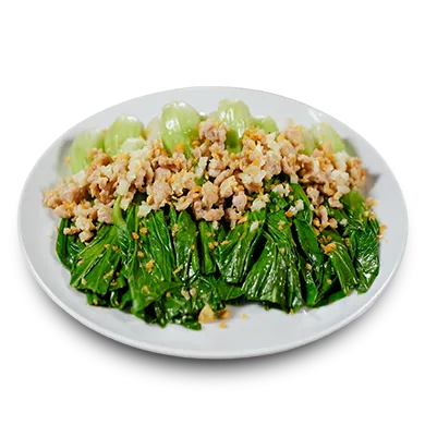 BABY POKCOY WITH GARLIC ALACARTE