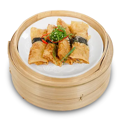 FRIED TOFU SKIN ROLLS