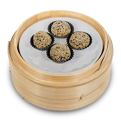 BLACK SESAME SEED ONDE-ONDE